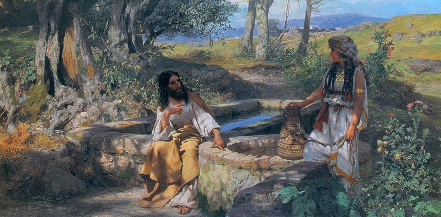 Jesus and the Samaritan woman